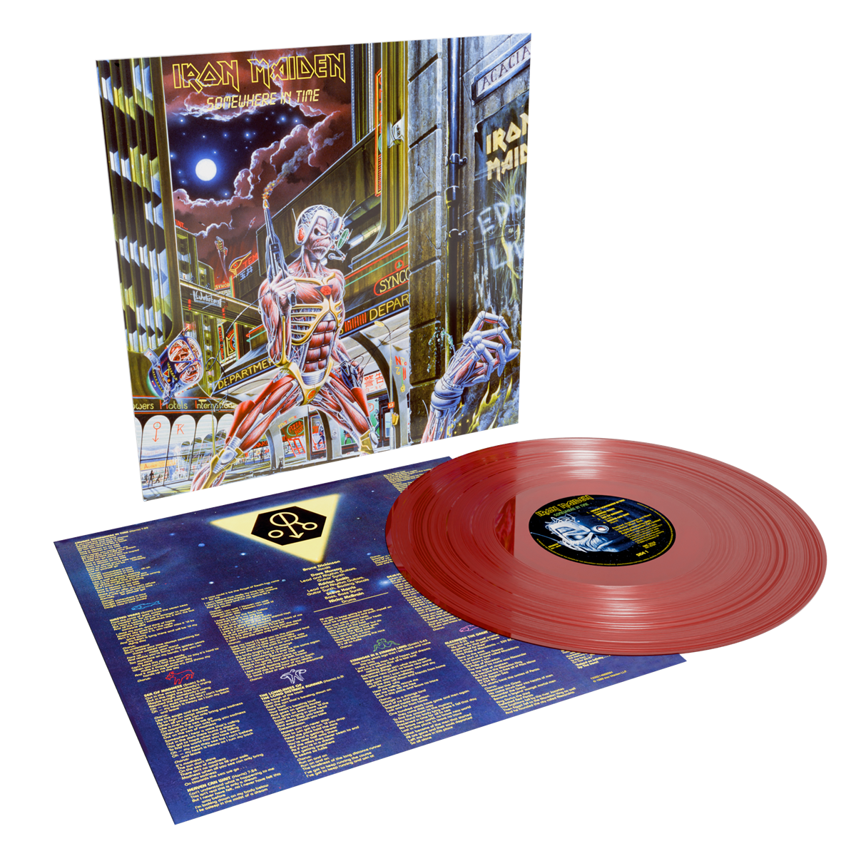 Iron Maiden - Somewhere in Time (40th Anniversary Oxblood Vinyl) Vinyl Sanctuary Records 40th Anniversary Oxblood Vinyl NEW NEW