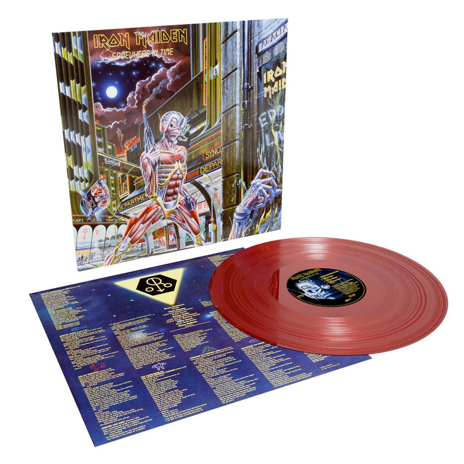 Iron Maiden - Somewhere in Time (40th Anniversary Oxblood Vinyl) Vinyl Sanctuary Records 40th Anniversary Oxblood Vinyl NEW NEW