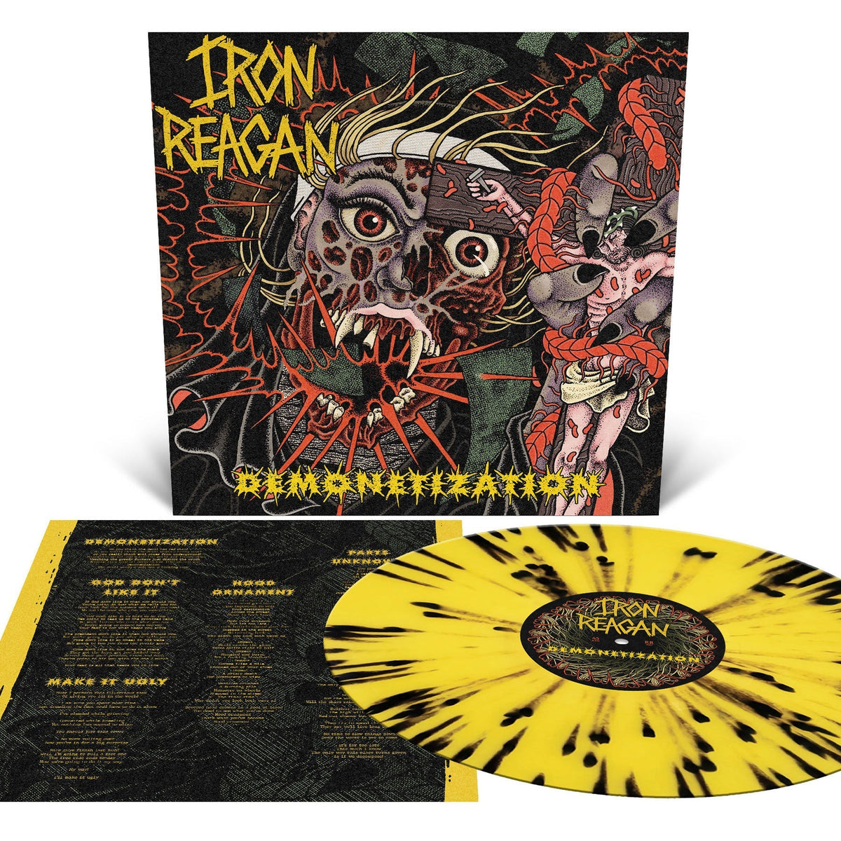 Iron Reagan - Demonetization (Indie Exclusive Yellow Splatter Vinyl) Vinyl > LP Relapse NEW NEW