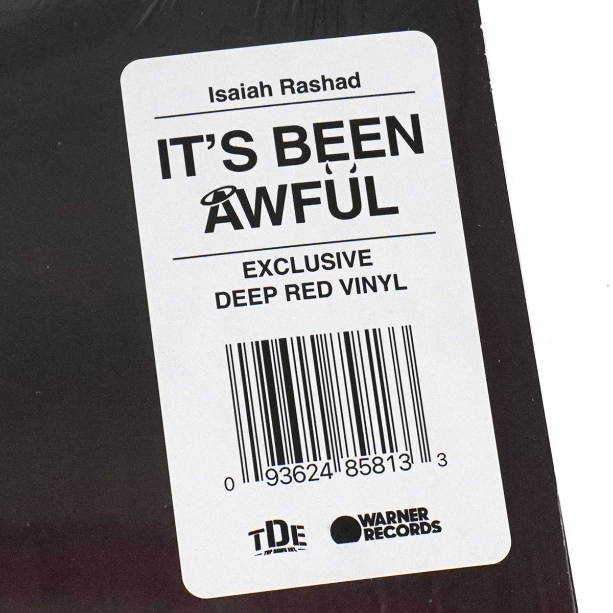 Isaiah Rashad - It's Been Awful (Deep Red Vinyl) Vinyl > LP Warner Records