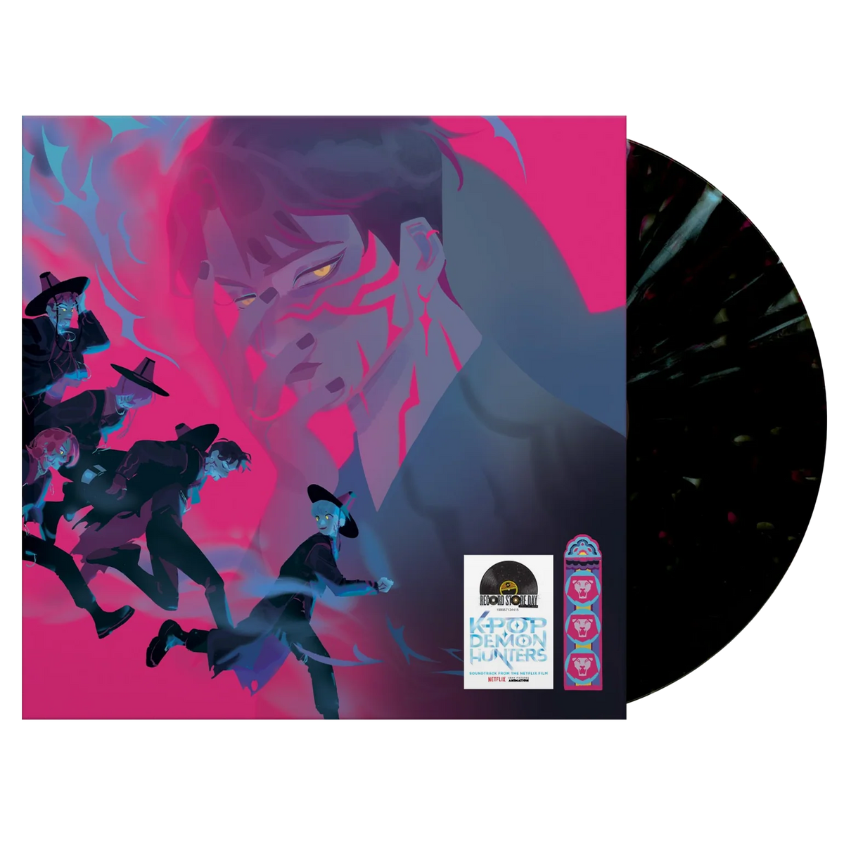 Various Artists - KPop Demon Hunters (Soundtrack From The Netflix Film) (Transparent Black Splatter Vinyl, Saja Boys Edition) Vinyl > LP Republic Records NEW NEW