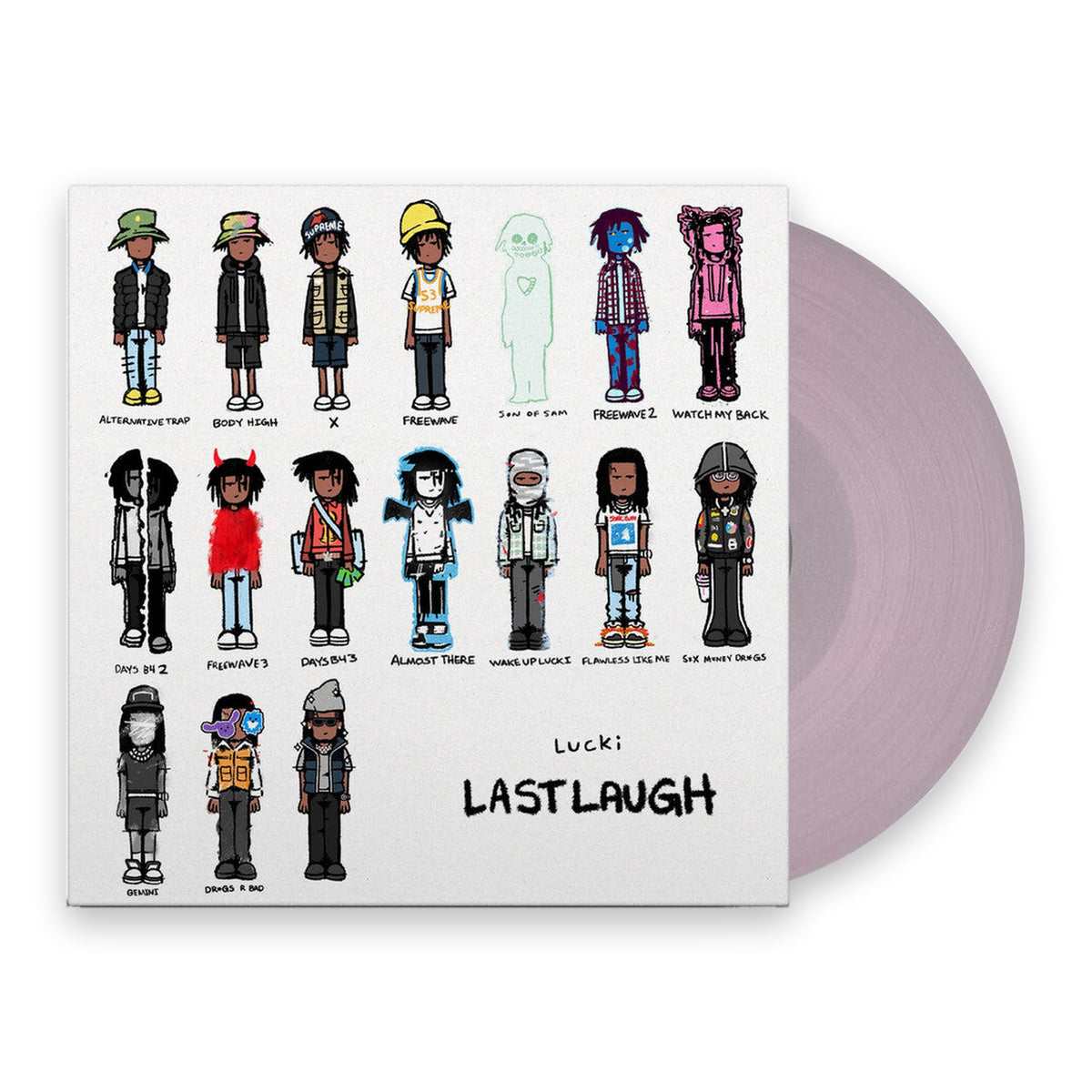 Lucki - Last Laugh (Archive Tape) (Indie Exclusive Pink Glitter Vinyl) Vinyl > LP Empire