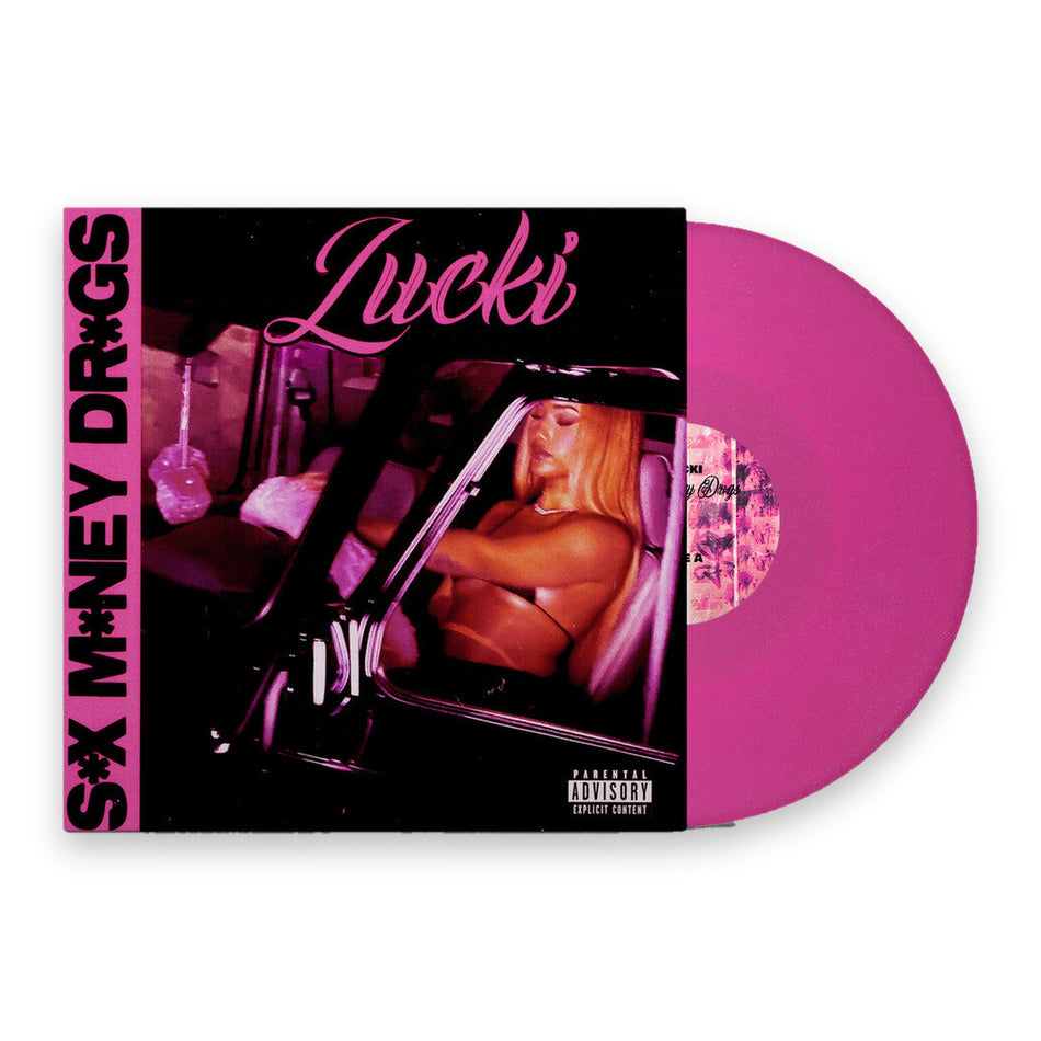 Lucki - S*x M*ney Dr*gs (Indie Exclusive Neon Pink Glitter Vinyl) Vinyl > LP Empire
