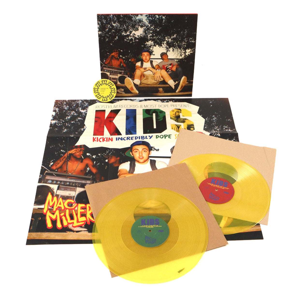 Mac Miller - K.I.D.S. (Translucent Yellow Vinyl) Vinyl Rostrum Records