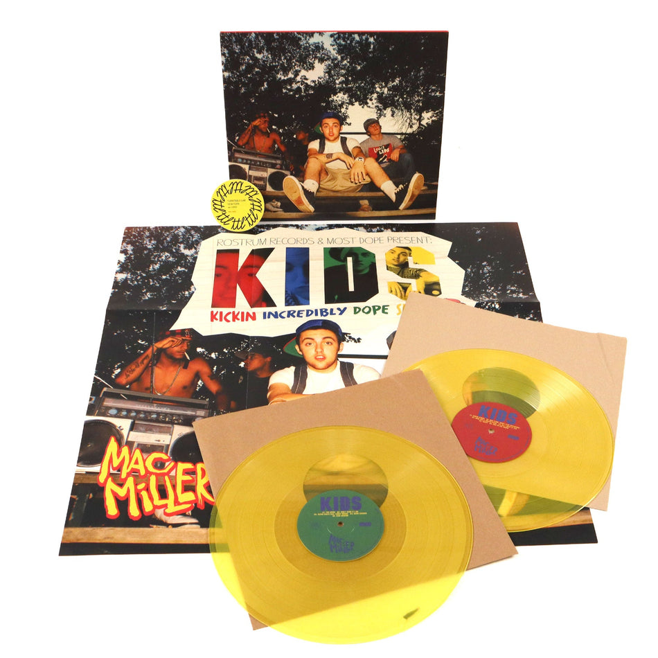 Mac Miller - K.I.D.S. (Translucent Yellow Vinyl) Vinyl Rostrum Records