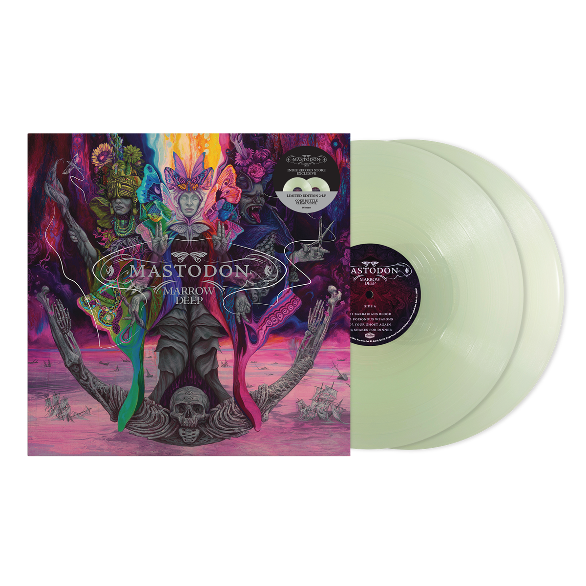 [PREORDER] Mastodon - Marrow Deep Preorder Loma Vista Recordings 2026 / US / Indie Exclusive Coke Bottle Clear 2LP / Loma Vista Recordings NEW NEW