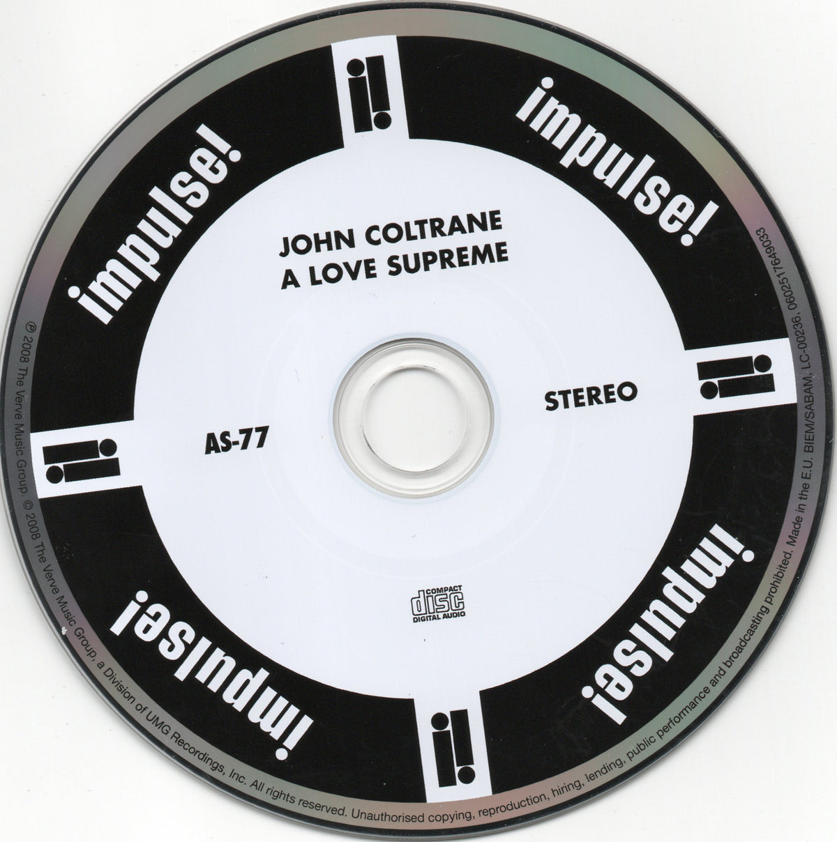 John Coltrane - A Love Supreme (CD)