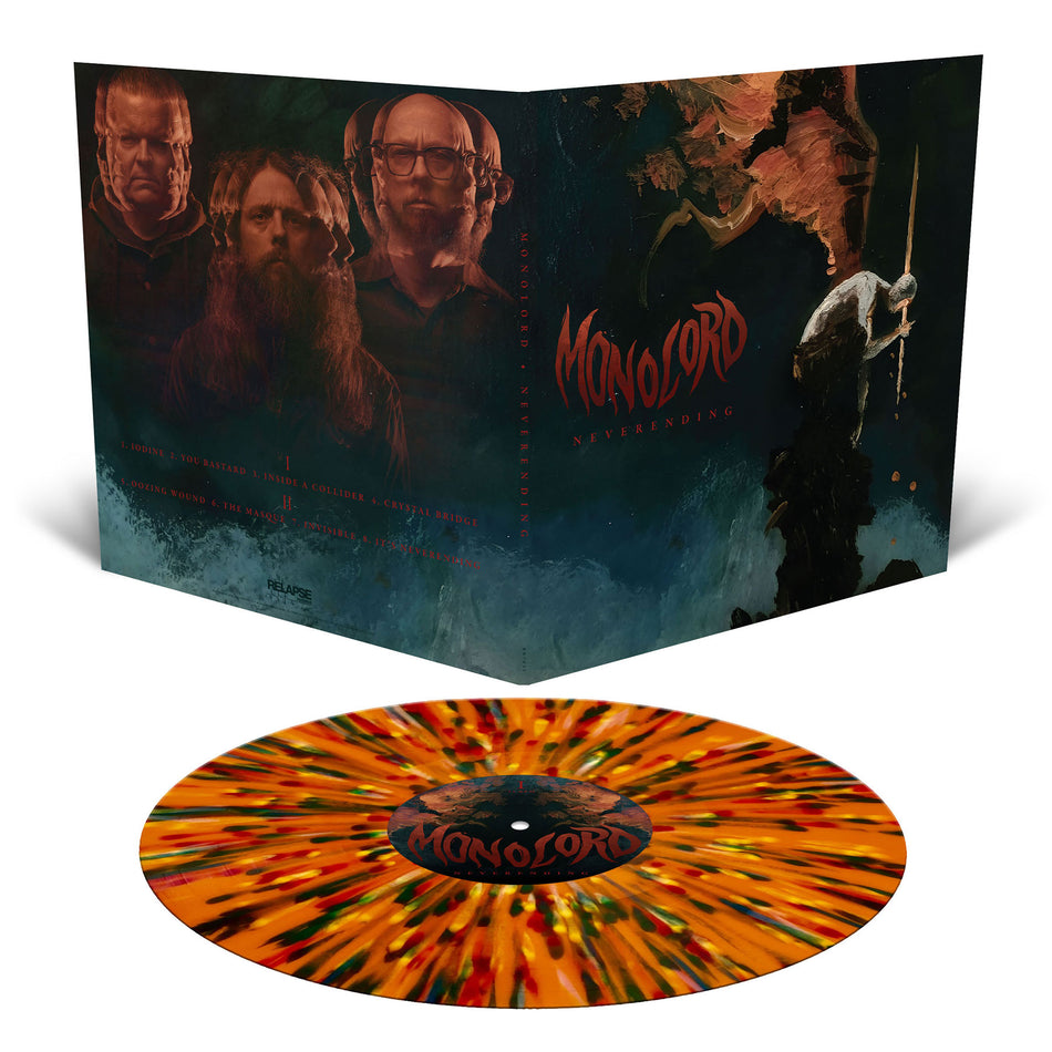 [PREORDER] Monolord - Neverending Preorder Relapse 2026 / US / Indie Exclusive Orange Krush with Splatter Vinyl / Relapse NEW NEW