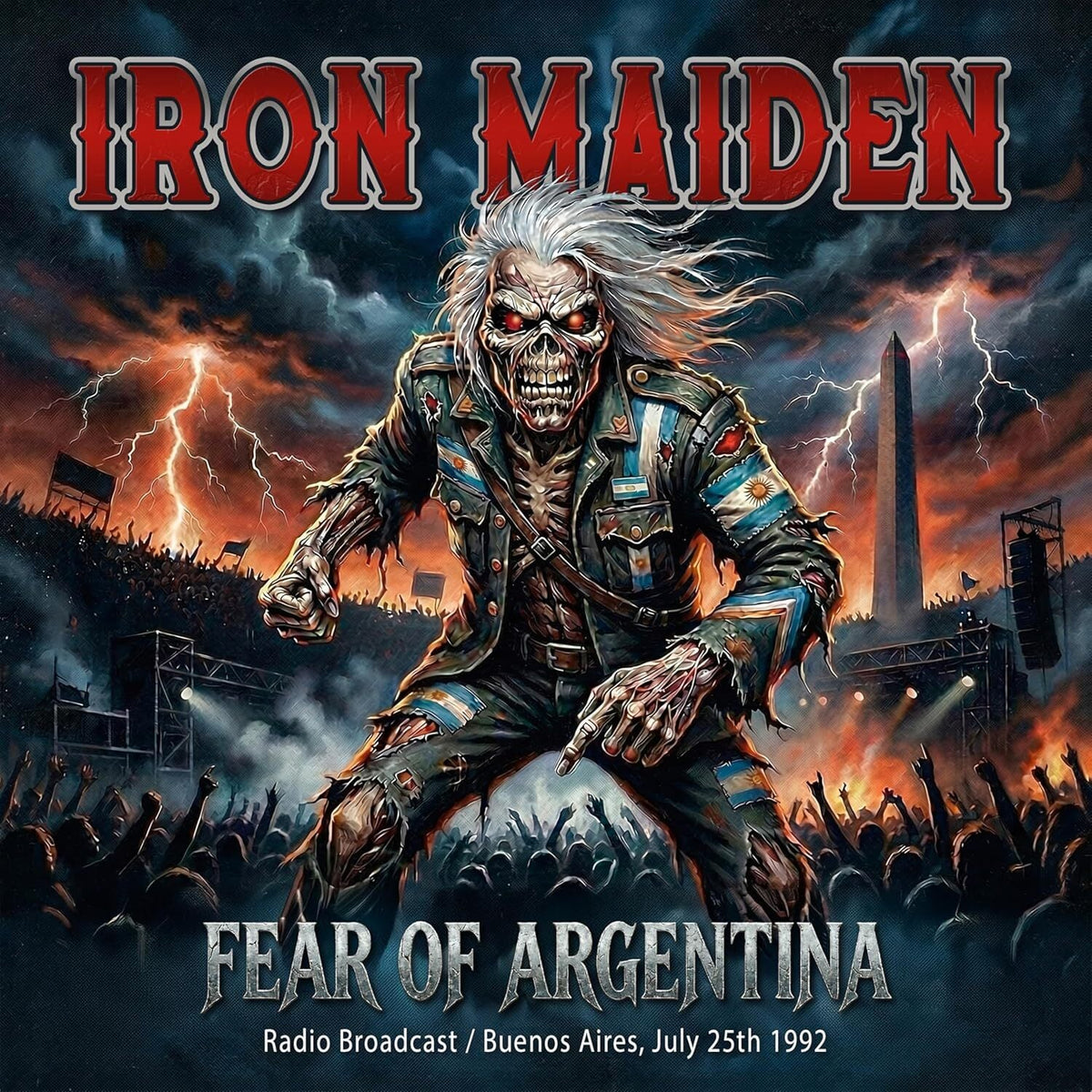 Iron Maiden - Fear Of Argentina (CD) CD Rockin' Bear Records NEW NEW