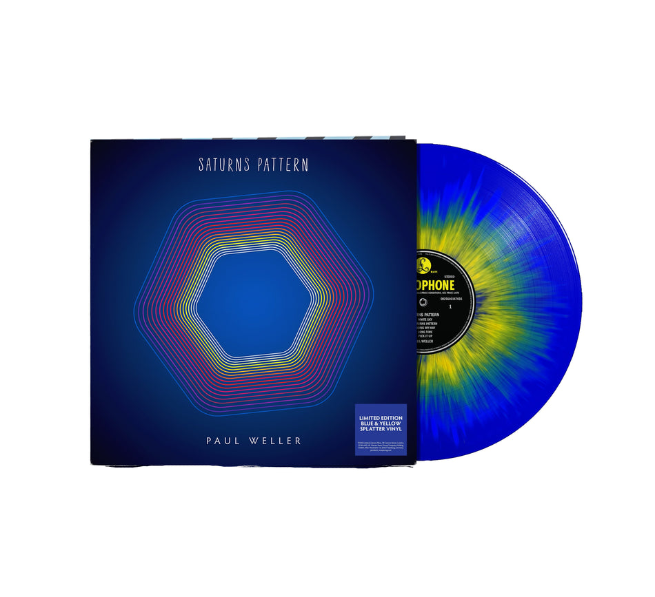 Paul Weller - Saturns Pattern (Blue & Yellow Splatter Vinyl) Vinyl > LP Parlophone NEW NEW