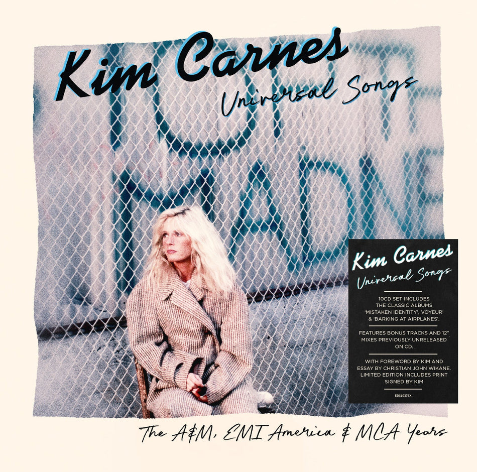 Kim Carnes - Universal Songs: The A&M, EMI America & MCA Years (Autographed Deluxe 10CD Box Set) CD Edsel Records