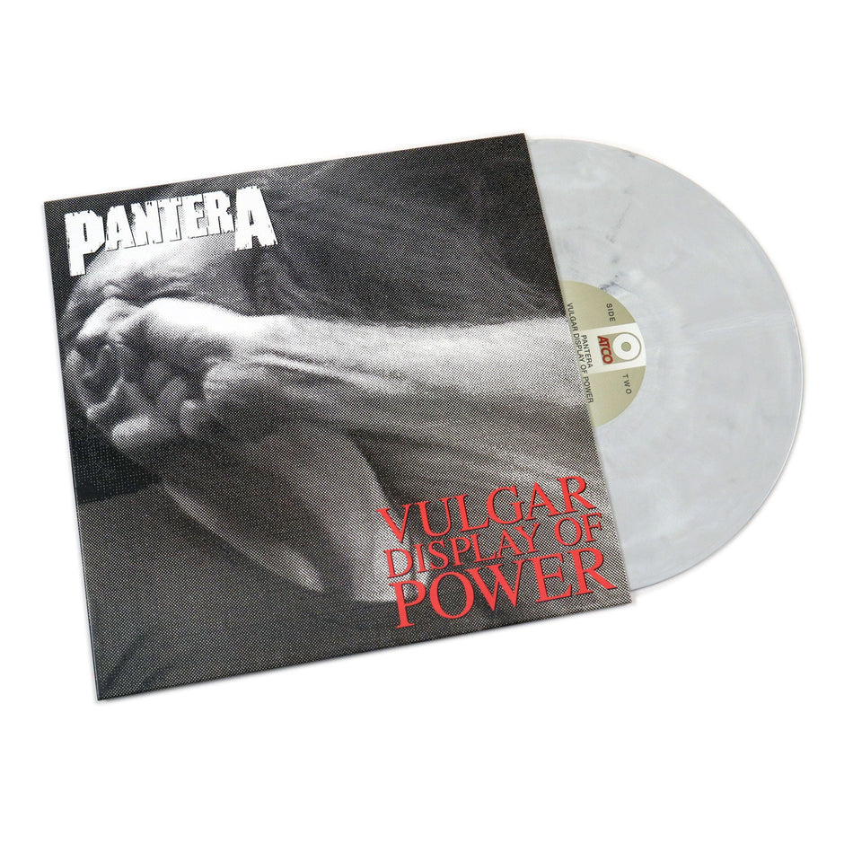 Pantera - Vulgar Display Of Power (Indie Exclusive White & True Metal Gray Marbled Vinyl) Vinyl > LP ATCO Records NEW NEW