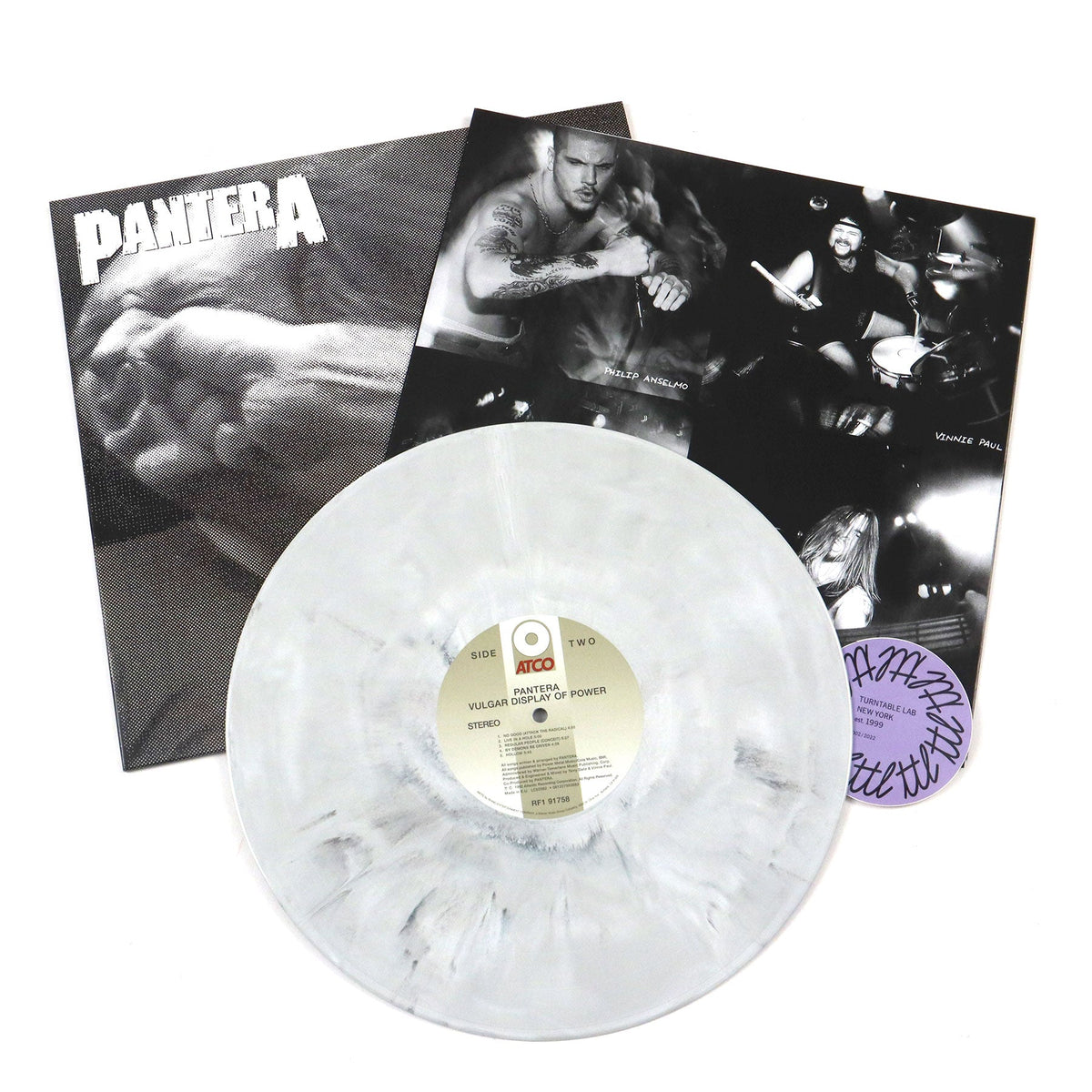 Pantera - Vulgar Display Of Power (Indie Exclusive White & True Metal Gray Marbled Vinyl) Vinyl > LP ATCO Records