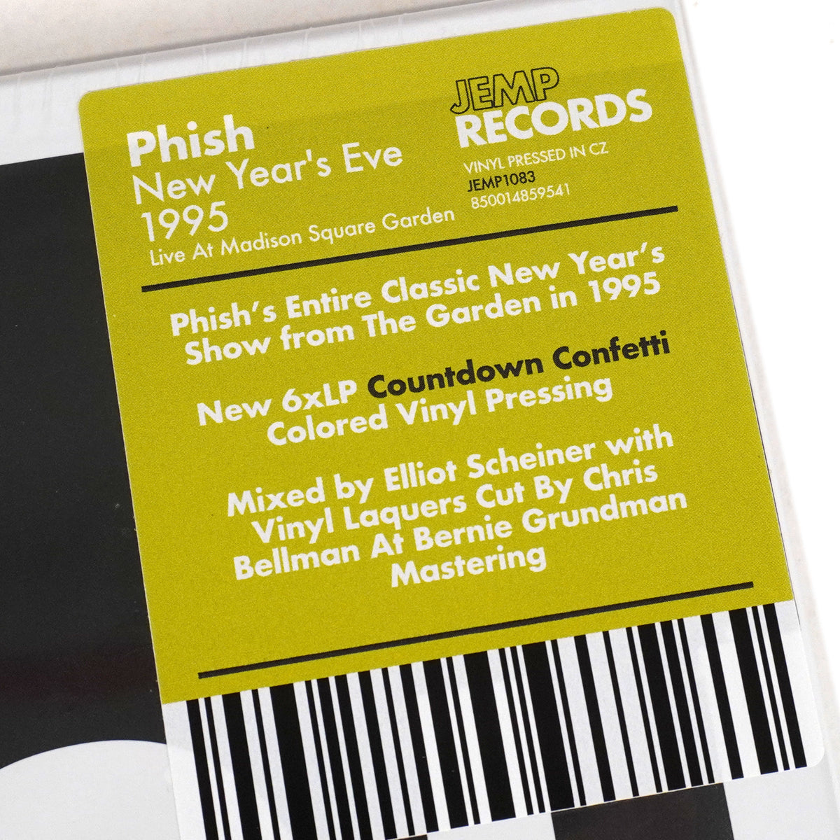 Phish - New Year's Eve 1995, Live At Madison Square Garden (Countdown Confetti Vinyl 6LP Box Set) Vinyl > Box Set Jemp Records