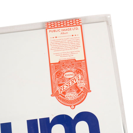 Public Image Ltd - Album (Rhino Reserve) Vinyl > LP Elektra / Wea