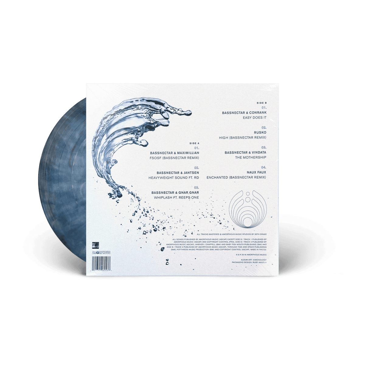 Bassnectar - Reflective Part 3 (Marbled Blue Vinyl) Vinyl > LP Amorphous Music