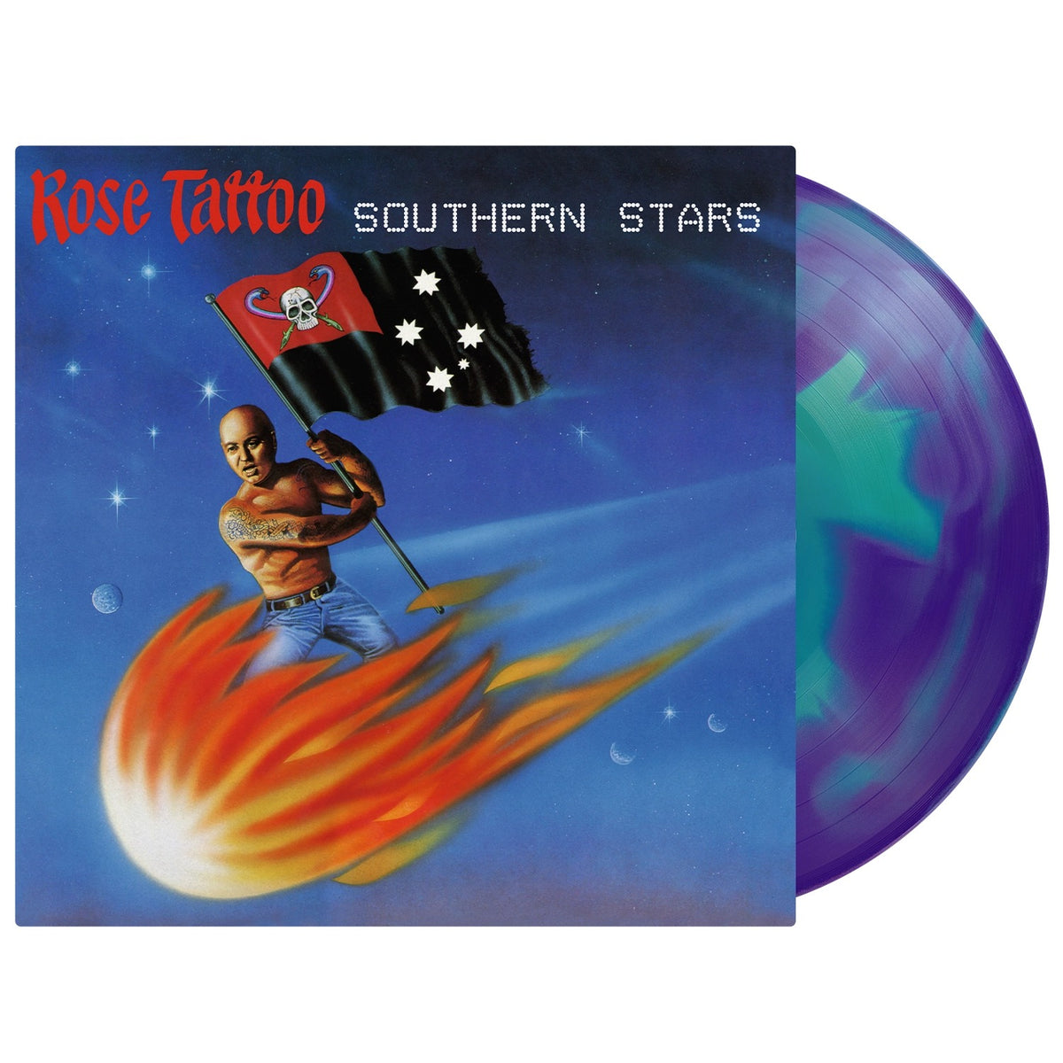 Rose Tattoo - Southern Stars (Turquoise & Blue Swirl Vinyl) Vinyl > LP Music On Vinyl NEW NEW