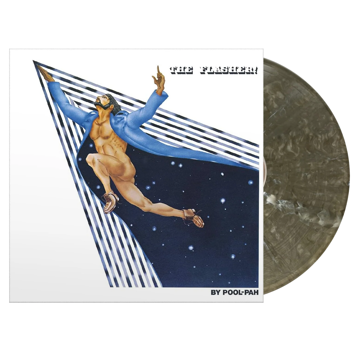 Pool-Pah - The Flasher (Black & White Swirl Vinyl) Vinyl > LP Real Gone Music NEW NEW