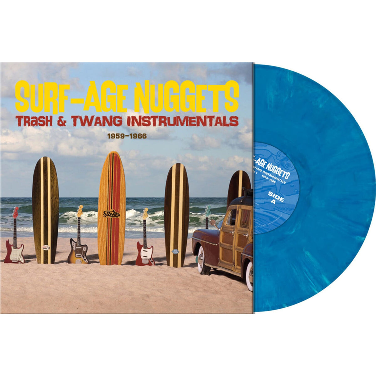Various Artists - Surf-Age Nuggets: Trash & Twang Instrumentals (Laguna Blue Marble Vinyl)