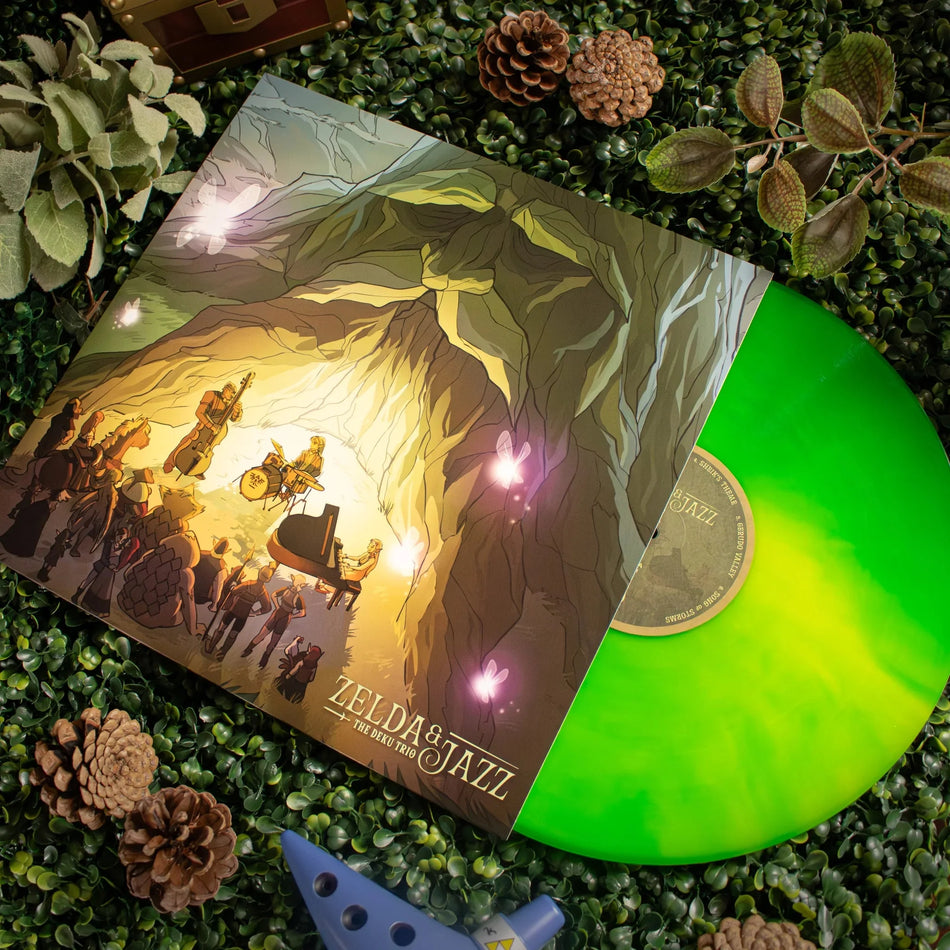 The Deku Trio - Zelda & Jazz (Green Marble Vinyl) Vinyl Diggers Factory NEW NEW